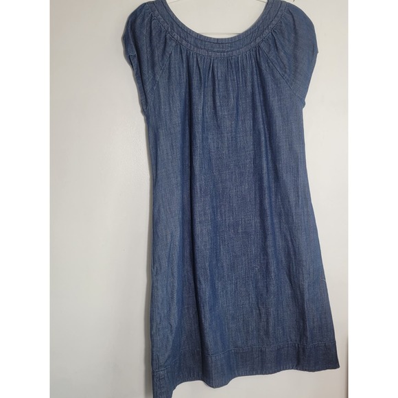 Banana Republic Denim mini dress Sz Small Excellent condition  like New - Picture 3 of 4